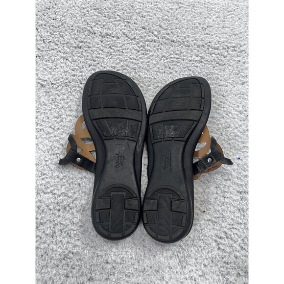 Women's Natural Soul Jennie Black Thong Flip Flop Sandals Size 8.5 - Picture 6 of 9